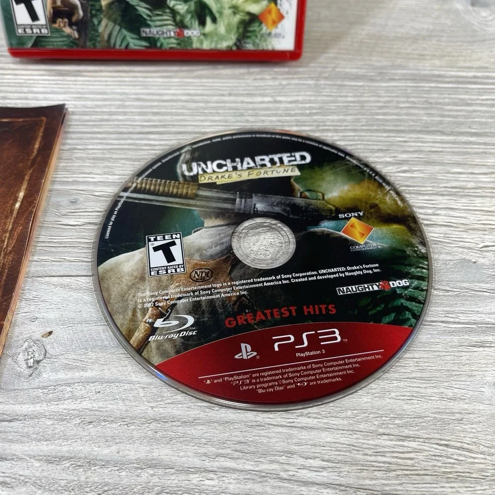 Uncharted: Drake's Fortune Sony PlayStation 3, 2007 Tested Working